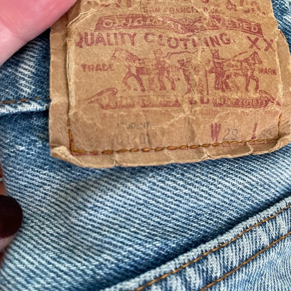 Vintage Levi’s 701 Student Jeans - Picture 11 of 12